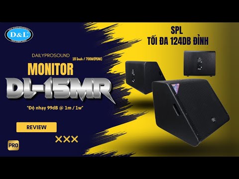 Monitor D&L DL-15MR: Công Nghệ Coaxial Đồng Pha - Cắt Hú Tốt, Bass Dày