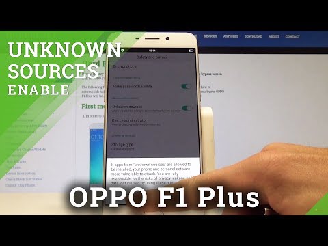 How to Enable Unknown Sources on OPPO F1 Plus - Allow App Installation