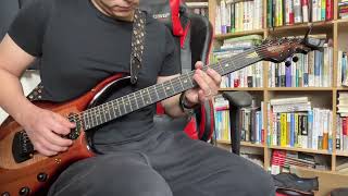 Night Terror / DREAM THEATER guitar solo 0,7倍速　で弾いてみた