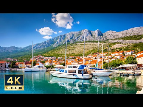 Starigrad Paklenica Croatia 4K Walking Tour 2024