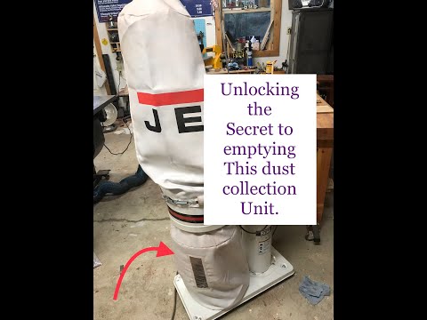 How To Empty The Dust Collection Bag of Jet DC 650M