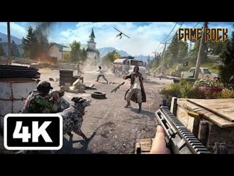 20 Minutes of Far Cry 5 Fly, Fishing, and Killing Gameplay in 4K