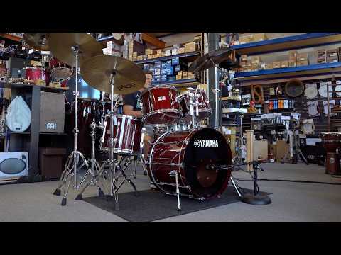 USED Yamaha 1987 Recording Custom 4 Piece Drum Kit - "Cherry Wood" image 8