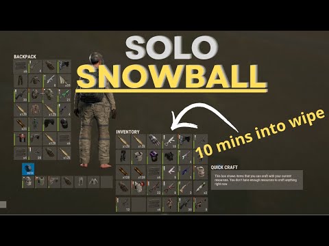 this is how to snowball as solo... Rust