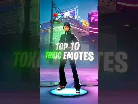 Top 10 MOST TOXIC Emotes in Fortnite