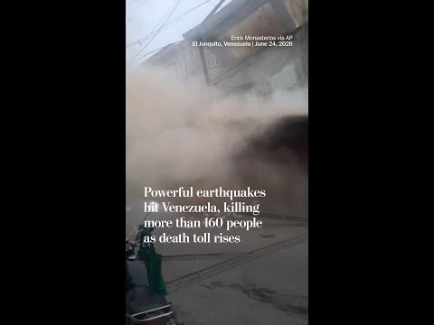 Powerful earthquakes hit Venezuela, killing more than 160 people as death toll rises