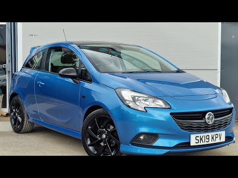 2019/19 Vauxhall Corsa 1.4i ecoTec SRi VX Line Nav Black Euro 6 for sale at A.T Car Sales - Corby