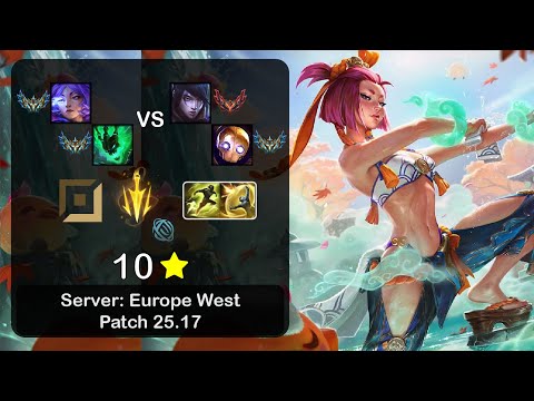 Yunara ADC + Thresh vs Aphelios + Blitzcrank - EUW Challenger - Patch 25.17