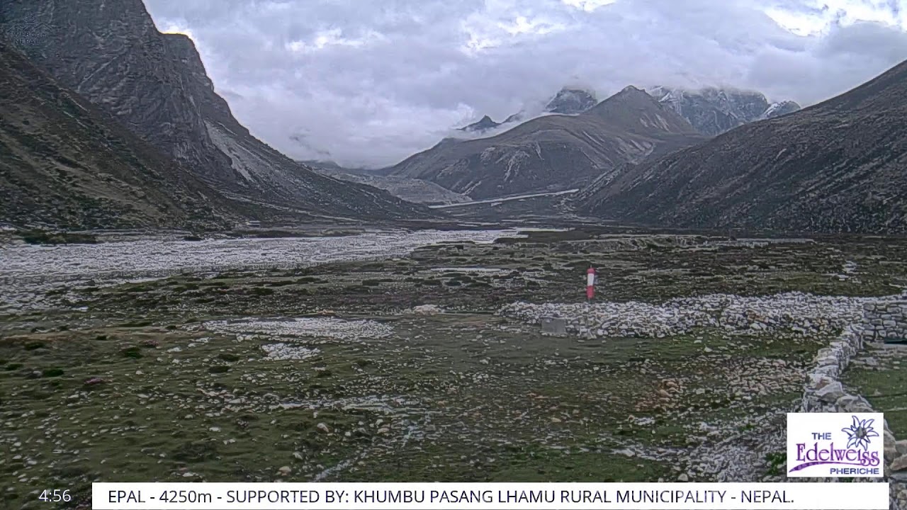 Live webcam view of Edelweiss Pheriche Himalayan Valley View