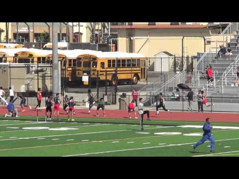 FSB 4x100m at Beach Cities 3-26-16 - Los Alamitos Boys