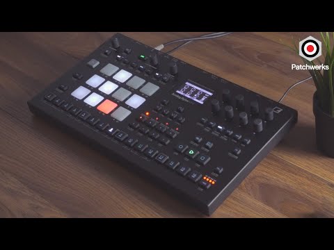 Пример использвания драм-машины Elektron Analog Rytm MKII