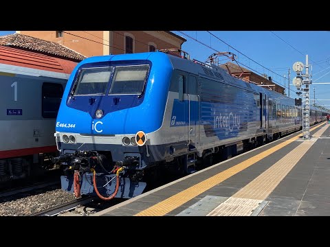 E464 NUOVA LIVREA INTERCITY: Primo TRENO Commerciale!