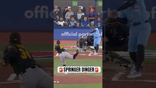 George Springer’s 65th career leadoff home run! #MLB #BlueJays #Toronto