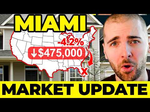 Miami's housing market going bust (2025 home values officially in decline)