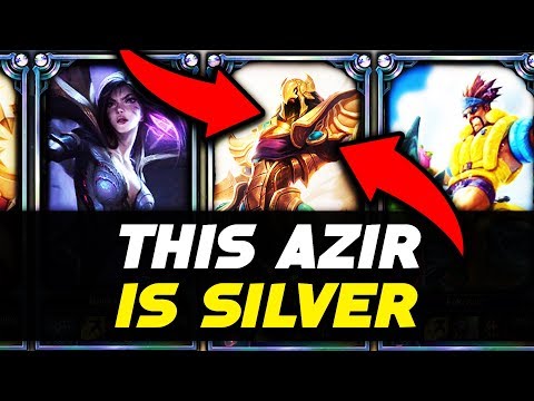 Do They Deserve it? Silver Azir Goes into a PLATINUM Solo Q Game - League of legends