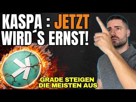 Crypto: If Kaspa makes you doubt yourself NOW, YOU are not ready!