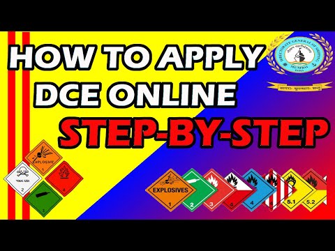 How to apply basic dangerous cargo Endorsement (DCE) online | Oil, Chemical , Gas Basic DCE
