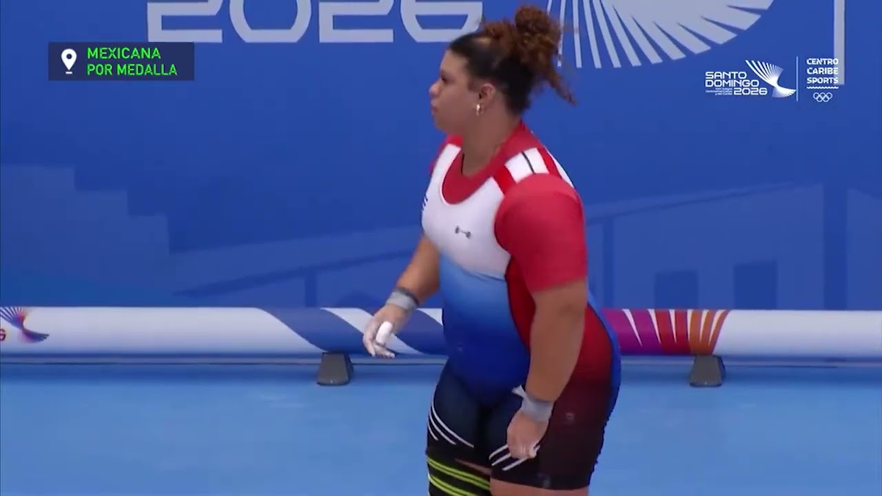 ¡LAURA ANAHÍ JIMÉNEZ gana BRONCE en final de ARRANQUE de HALTEROFILIA +86KG!
