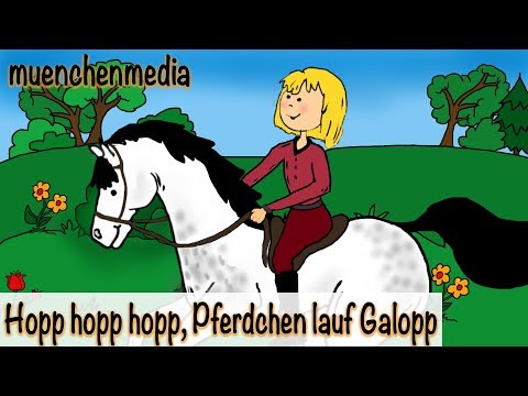 🎵 Hopp, hopp, hopp, Pferdchen lauf Galopp - Kinderlieder zum Mitsingen | Kinderlieder deutsch