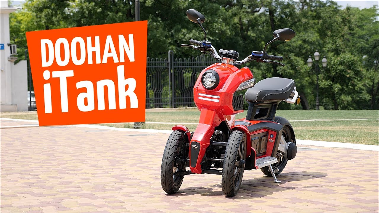 Електроскутер Doohan iTank (Black) video preview