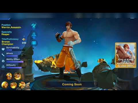 New hero LONG KING OF KUNG FU "HEROES ARENA"