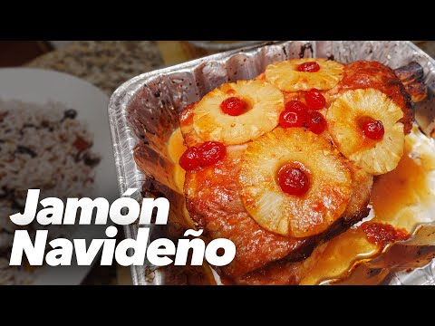 como hacer jamon de navidad - JAMON GLASEADO de Navidad, RECETA SUPER FACIL para Dia de las Madres