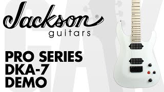 Video thumbnail for Jackson - Pro Series DKA7 Demo Review at GAK by GAK