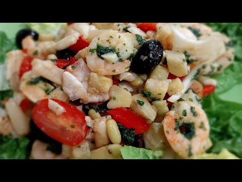 salade aux crevettes