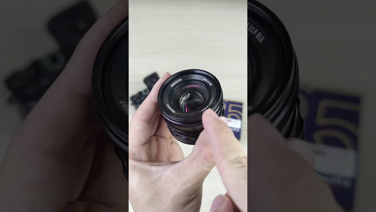 Video Ống kính Brightin Star 35mm F1.4 for Full-Frame Sony/Nikon/Leica/Canon