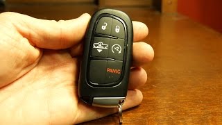 2016 Dodge Ram key fob battery replacement