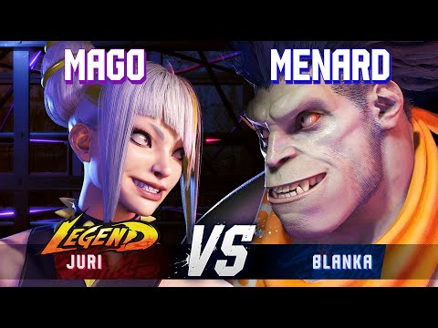 SF6 ▰ MAGO (Juri) vs MENARD (Blanka) ▰ High Level Gameplay