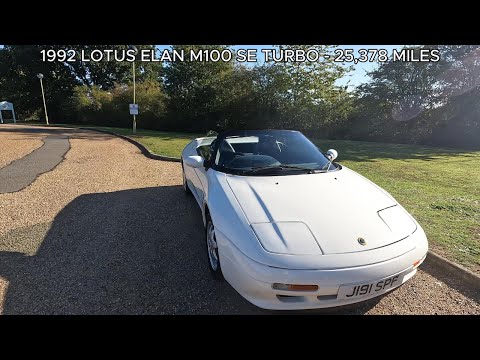 1992 LOTUS ELAN M100 SE TURBO  25,378 MILES