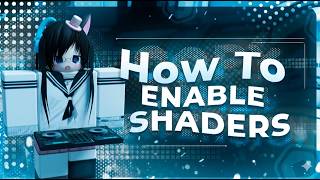 *NEW* Roblox Shaders. 1-Minute Quick Tutoirial. How to GET SHADERS on ROBLOX ROBLOX RTX GRAPHICS!