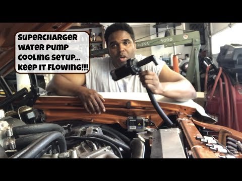LSA Supercharger/Bosch Intercooler Pump Setup.