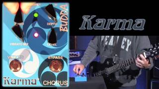 Video thumbnail for Budda's KARMA Chorus guitar pedal by Peavey Hollywood