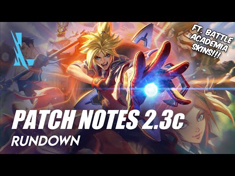 Patch 2.3c | Battle Academia Skins, Fiora NERF! Eve Nerf AGAIN?! etc. | League Of Legends: Wild Rift
