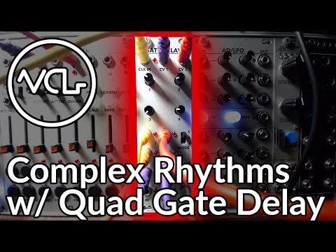 Complex Rhythms with the Quad Gate Delay from Malekko