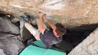 Video thumbnail of Grand Illusion, V16. Little Cottonwood Canyon