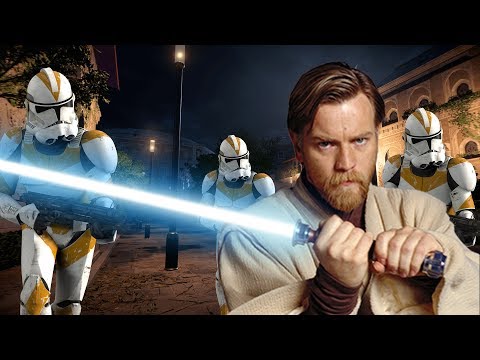 FULL GAMEPLAY - The 212th & Obi-Wan defend Theed