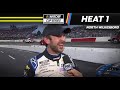 ‘My team is amazing,’ Daniel Suárez wins Heat 1 at North Wilkesboro