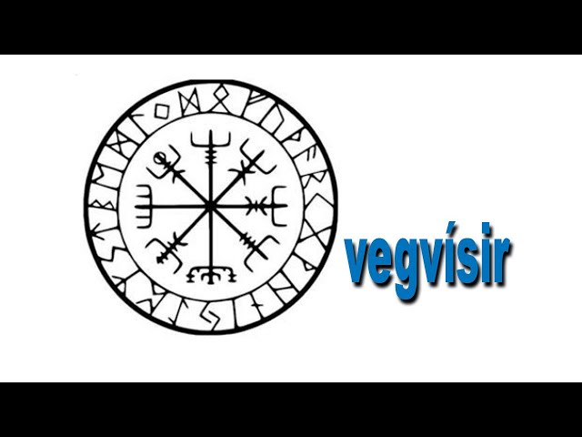 Vídeo relacionado con Brújula vikinga del Amuleto de la Suerte Celta Vegvisir Camiseta