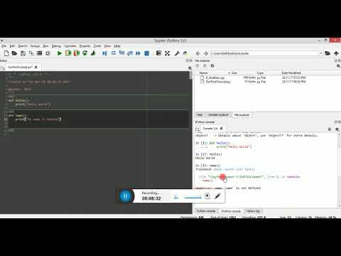 01 Basic Python syntax and Intro to Spyder IDE