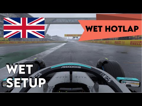 F1 22 SILVERSTONE WET HOTLAP + SETUP - [1:40.827] - NO ASSISTS