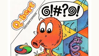 Q Bert 1982 Arcade Live FLYER