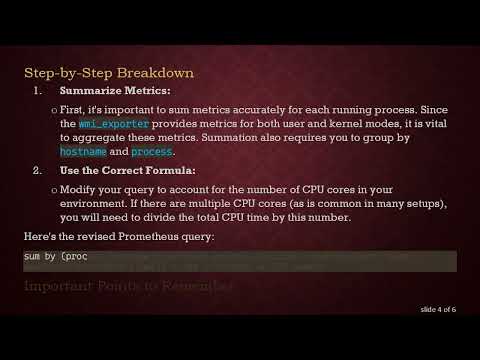 Understanding CPU Process Time Total With Prometheus: A Detailed Guide