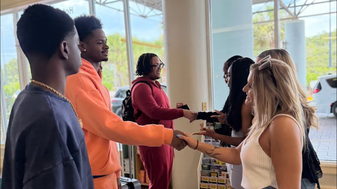 Isaiah sees some girls checking into his hotel and his homies tell him that’s a sign!