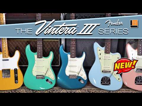 Fender Vintera III is HERE!!! - Vintage Tone Just Got an Upgrade! 🎸