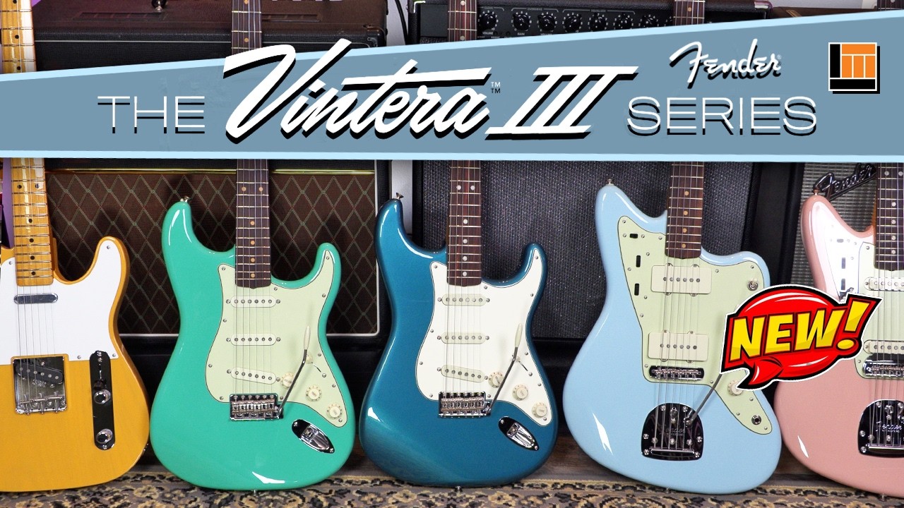 opens link to Fender Vintera III is HERE!!! - Vintage Tone Just Got an Upgrade! 🎸
