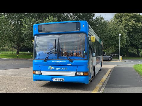 Must Watch! Stagecoach Hartlepool 35236 YN56 OMS Having A Really Rough time starting!