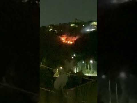 Incêndio 🔥 em mata #lagoasanta #incendio #minasgerais